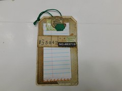 Junk Journal Add-Ons Handmade Tags Card Envelope File Clipboard Ephemera Set 4