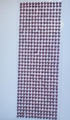 CraftbuddyUS 504 pcs (36 Stripes) x 6 mm Self Adhesive Round Gems, Color – PLUM