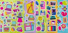 Vintage Retro Aesthetic Stickers NOSTALGIC Good Vibes y2k 90s 80s – 15pk bundle