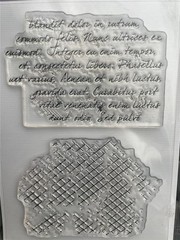 New FLUTTERBY rubber stamp SET SCRIPTURE SARA DAVIES RELIGIOUS free USA ship