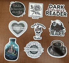 Dark Romance Reader Stickers Set Of 15
