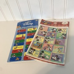 Vintage Disney Mickey Mouse Reward Stickers 2 Packages New Sealed