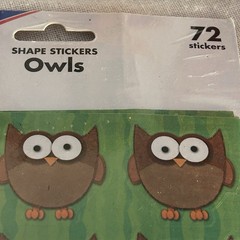 Vintage 90s sticker LOT Teachers award Motion Stickers Carson Dellosa owl Kiwi