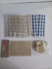 Crafters Square Borders Gem Stickers &Gold Gems & Crown Stickers. See Descriptio