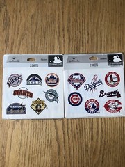 2 Vtg Hallmark Stickers 1994 Major League Baseball Team Logos 125th Anniversary