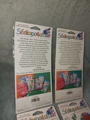 Vintage Stickopotamus Scrapbooking Binder Stickers Lot of 4 New in Package Vtg