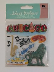 Jolee’s Chicago Illinois United States Travel Vacation Scrapbooking Stickers