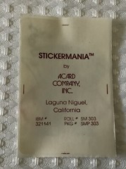 Vintage Acard Stickermania Super Bear Glossy Sticker 1980’s ~ 2 x 3 inches NOS
