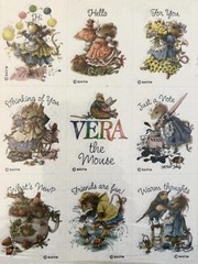 RARE Vintage Vera the Mouse Stickers ~ 4 Sheets ~ Complete Sealed Package