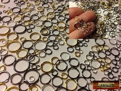 M01122 MOREZMORE 300 Mini Jump Rings 3 4 5 6 7 8 9 10 mm Gold Silver Bronze