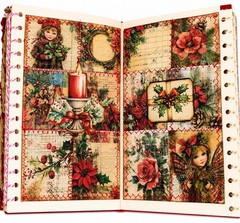 Handmade One-of-a-Kind Christmas Junk Journal | Vintage Altered Book |…