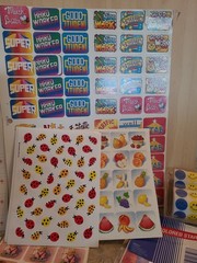 Huge Vintage Teacher Grading Sticker Lot 80s 90s Y2K Too Many To Count Must See