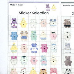 Kawaii Animal Sticker Set (2 Sheets) – Japanese Stationery for Journaling