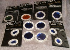 NEW 2 PKG «LYNN» STICKERS MULTICOLOR METALLIC BLACK & RED CRAFTS