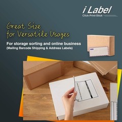 Effortless Peeling 8.5×11 Full Sheet Sticker Labels – 100 Pack for All Printers