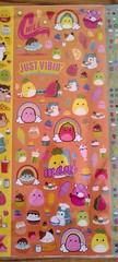 Squishmallows 1000+ Sticker Sheet (23″ x 15″) AND 10 Jumbo Doodle Sheets 20×15″
