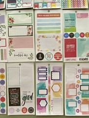 Lot Of 40 Sheets Happy Planner Complete & Incomplete! #1