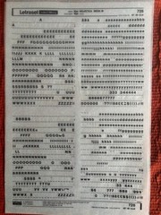 Four Letraset INSTANT LETTERING Transfer 16pt & 18pt Helvetica Medium 2