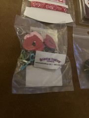Scrapbooking Lot Valentine’s Day Embellishments Brads Eyelets