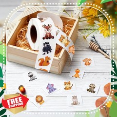 EIVOUR Forest Animal Stickers 1000pc