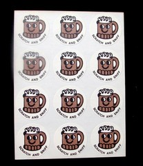 VINTAGE 70s CTP 1977 MATTE SCRATCH & SNIFF STICKERS ROOT BEER SHEET OF 12