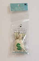 RARE Jolee’s Money Bag Cash Dollar Bills Mini Scrapbooking Embellishments