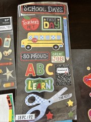 Vintage Stickers Lot Full & Partial Sheets Suzy’s Zoo School Country Foamies