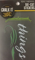 CHALK IT NOW TO DO Die-Cut Stickers K&Company•Labeling•Journaling •Errands•Lists