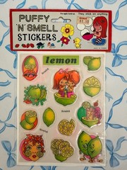 SEALED Mega Set Of 12 Vintage Puffy-n-Smell Stickers 1980 Packs! RARE Collection
