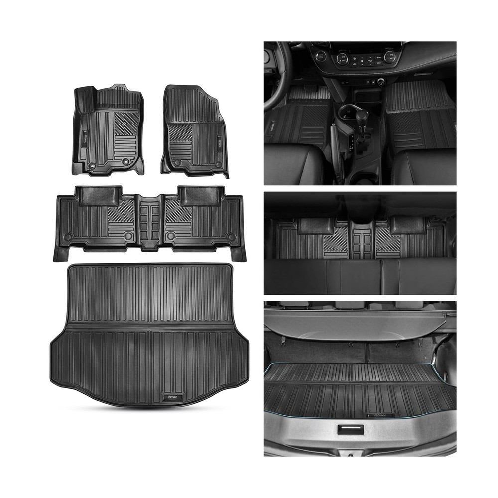 Vanseno Compatible for 2013 2014 2015 2016 2017 2018 Toyota Rav4 Floor Mats &…