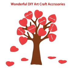 200 Pieces Hearts Cutouts Paper Heart Shapes 4 Inch Red 4 x 4 inches,