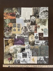Dark Academia Vintage Ephemera Lot Macabre Book Journal Art Gothic Witch Fantasy