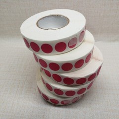 10,000 Pieces Rose Red 1/2″ Round Color Coding Labels Roll Dot Stickers Adhesive