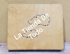 WOOD WOODEN PAPER CUTTING BLADE DIE CLOUDS FITS ACCUCUT SYS READ