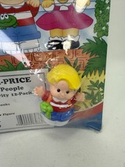 1999 Fisher Price Little People Toddler Sticker Books, Paint, Storybooks And Fig