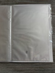 Sticker Storage Book 9x6x1, New 40 Sheets Top Loading (stickers NOT Included)