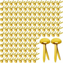 Paper Brass Fasteners 3/4-Inch Metal Brads for Crafts Scrapbooking Cardmaking