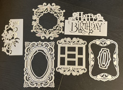 LRG Lot Metal Die Cuts Crafts Card Making Scrapbook Frames Borders