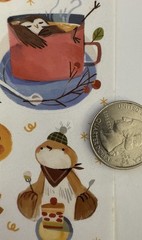 BLUE BEAN ANIMAL Stickers (25+pc)Stickiiclub•Forest•Owl •Bear•Birds•Card Making•