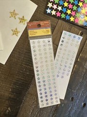 Vintage Star & Smiley Face Sticker Lot: AGC Hallmark Recollection