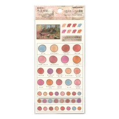 Kamiojapansticker Sheet Painting Color Sample Book Sticker/Heliogabalus’ Rose