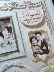 K&COMPANY Brenda Walter WEDDING FRAMES & TAGS Grand Adhesions – 7 pcs