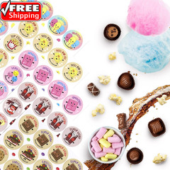 Scratch and Sniff Stickers, 1152 Pieces Fruits and Foods Smelly Stickers, 12 Dif