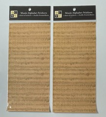 SCRAP BOOKING MUSIC BAND STICKERS LETTERS STOCK CARD BACKGROUNDS MATS DIY DECOR