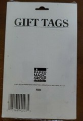 Vintage Paper Magic Group Self-Stick Gift Tags, NIP 4 sheets, 6 designs