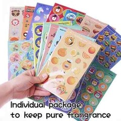 HORIECHALY Scratch and Sniff Stickers 68 Sheets Scented Stickers17 Different …
