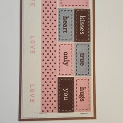 NEW Lot 8 MME Adhesive Twill Scrapbooking Kit Titles Word Labels Ribbon -G