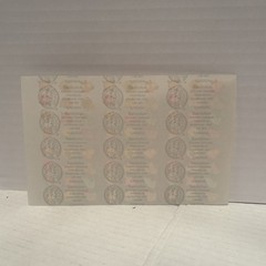 Vintage Sandylion Stickers Mother Of Pearl Mini Micro Flowers New 2 Pack rare