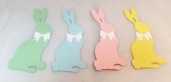 Tim Holtz Die Cuts * Cottontail * 12 Pieces* Black, White, Pastel, Gray or Kraft