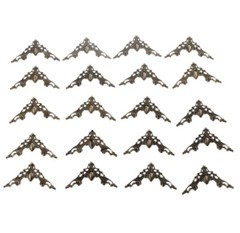 250pcs Scrapbooking Set Stickers Page Corner Design Stamps Vintage Stationery
